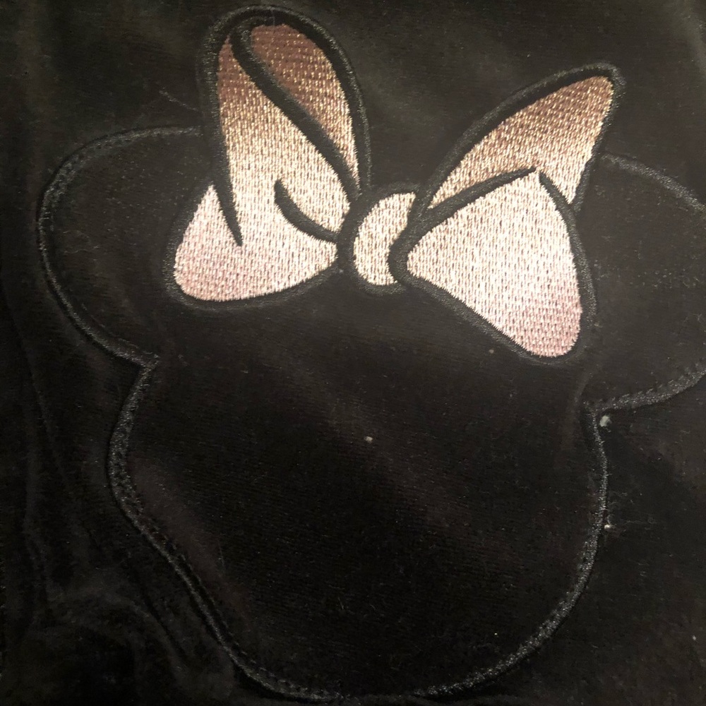 Disney Minnie Mouse velvet sweat suit